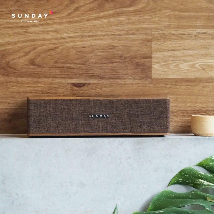 SUNDAY WOOD BROWN BLUETOOTH SPEAKER - Image 2