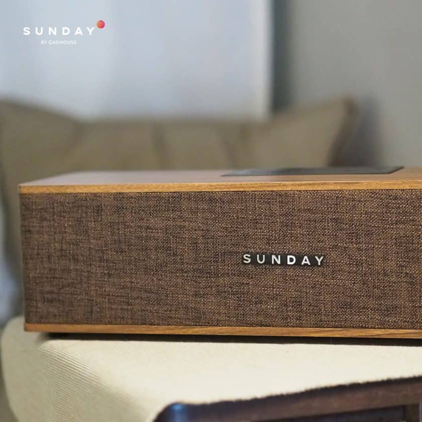 SUNDAY WOOD BROWN BLUETOOTH SPEAKER - Image 5