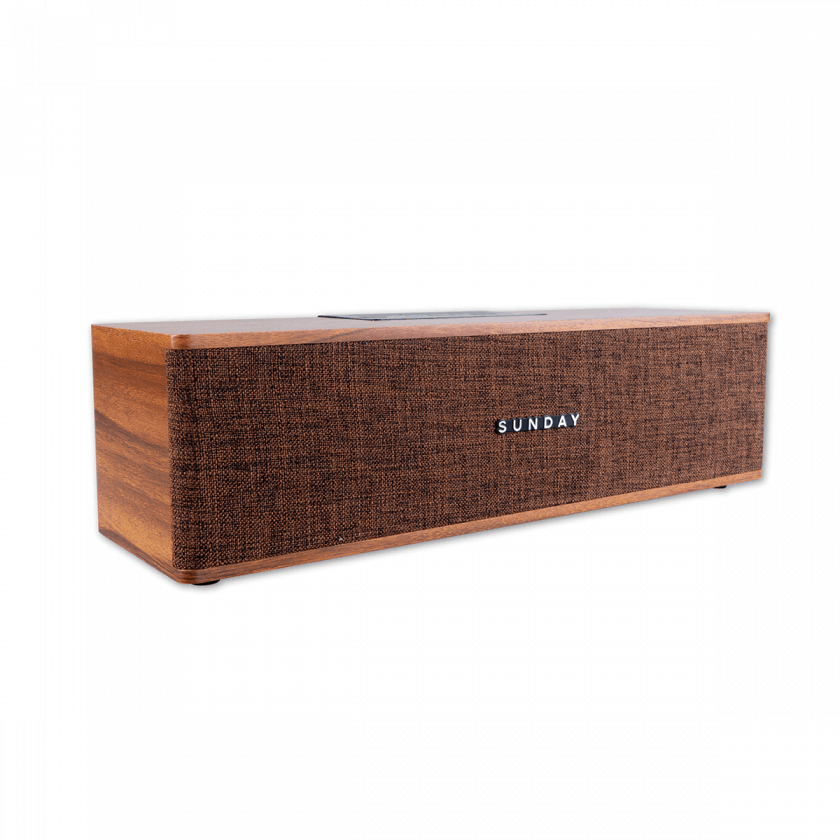 SUNDAY WOOD BROWN BLUETOOTH SPEAKER - Image 6