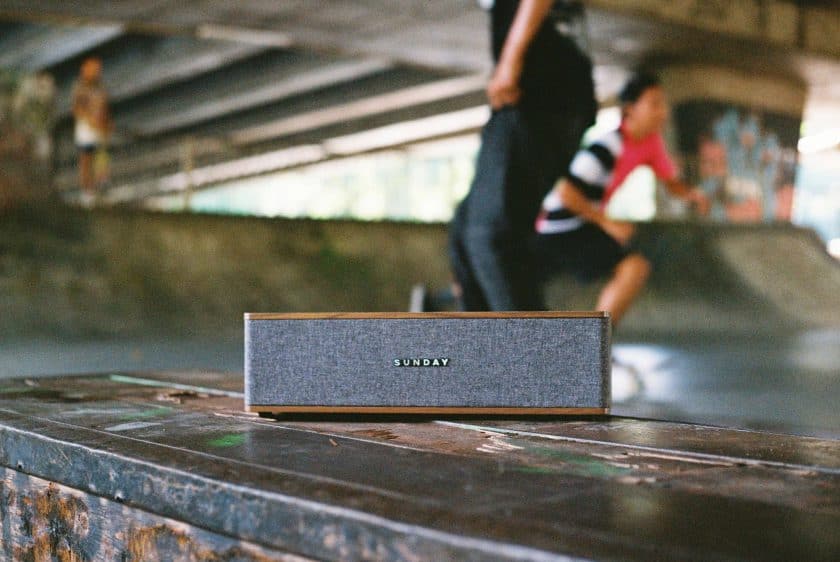 Sunday Wood Black Bluetooth Speaker - Image 5