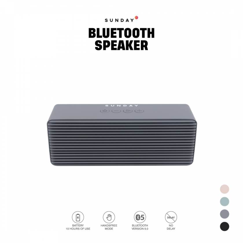 Sunday Bluetooth Speaker (Grey)